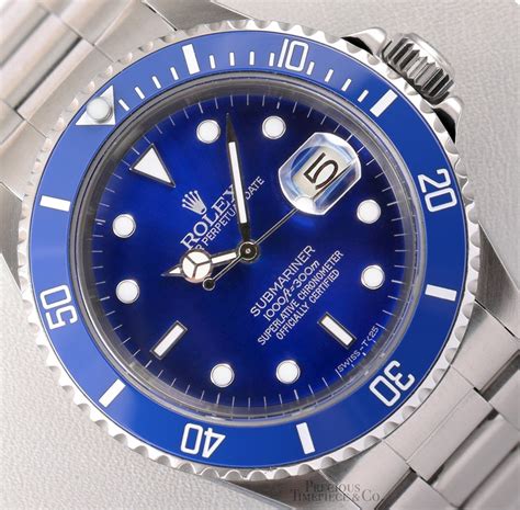 rolex submariner blue dial stainlesssteel